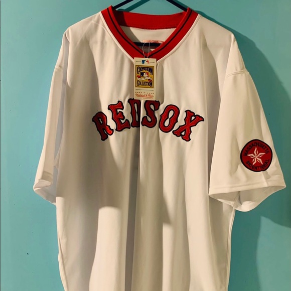Red Sox HOF #8 1975 Throwback Carl Yastrzemski Jersey - Picture 1 of 6